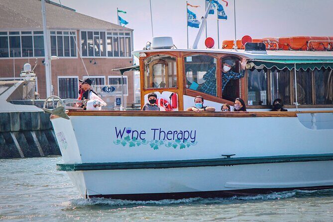 90-Minute Sunset Tour Aboard Wine Therapy - Route Rundown: Golden Gate, Alcatraz, Bay Bridge Glow