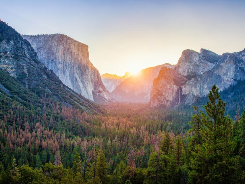From SFO-Yosemite National Park-Enchanting Full Day Tour - San Francisco pickup to Yosemite road start: get your bearings fast