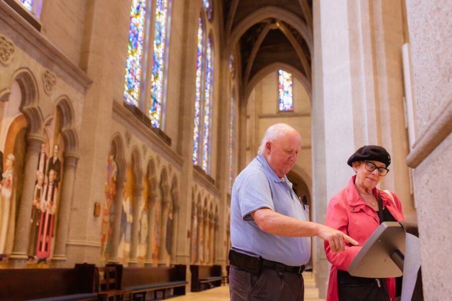 Grace Cathedral: Explore the Beauty (Entry + Self-Led Tour) - Religious and secular art: Keith Haring, David LaChappelle, and Ansel Adams