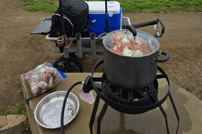 Learn to Catch and Cook Crab under Golden Gate Bridge SF - Cooking Your Catch on Site: Fresh Seafood, Straight From the Pier