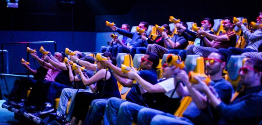 San Francisco: 7D Ride Experience - Inside the 20-Seat Theater: Rollercoaster Energy Meets 3D Blasting