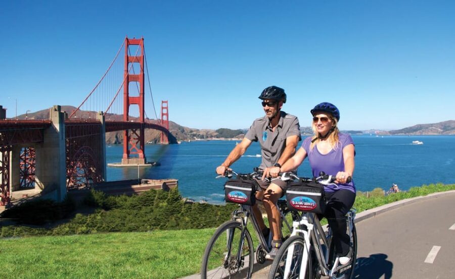 San Francisco: Bike Tour with Muir Woods and Sausalito Visit - Bike comfort and timing: e-bikes, breaks, and what to wear