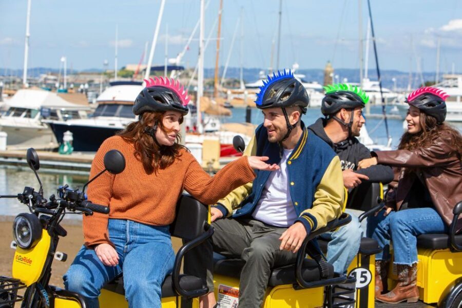 San Francisco: Electric Scooter Rental with GPS Storytelling - The waterfront route: Wharf, Hyde Street Pier, Crissy Field, and Fort Point