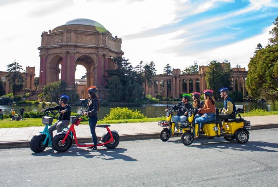 San Francisco: Electric Scooter Rental with GPS Storytelling - How long it takes, and what kind of rider it fits