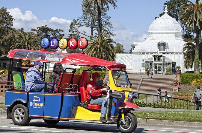 San Francisco Private Group City Tour 2.5 Hours - Lucky Tuk Tuk - Fort Point and Golden Gate Bridge views: you get the angles, not the crossing